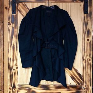 BCBG Maxazria Tailcoat Jacket Black XXS